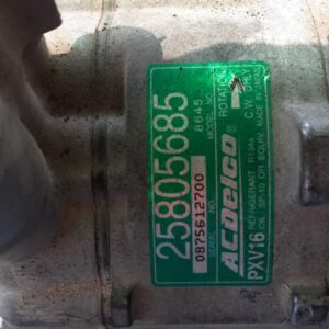 Cobalt 2006-2010 C-1850 compresor de a/c 25805685